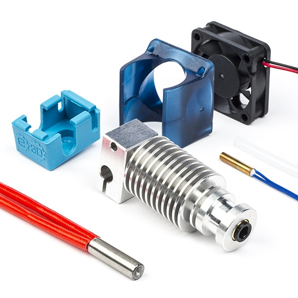 E3D v6 hotend complete kit with 1.75mm thermistor cartridge  DED00076 - 1