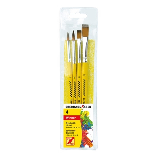 EberhardFaber Eberhard Faber synthetic brush set (4-pack) EF-579921 220095 - 1