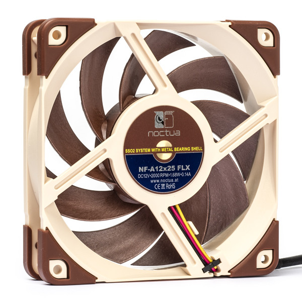 Noctua NF-A12x25 3-pin FLX fan 19331 DMO00073 - 1