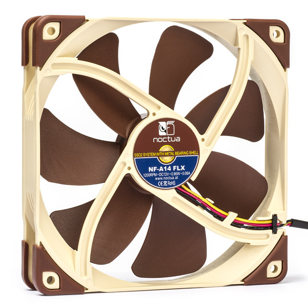 Noctua NF-A14 3-pin FLX fan 19168 DMO00074 - 1