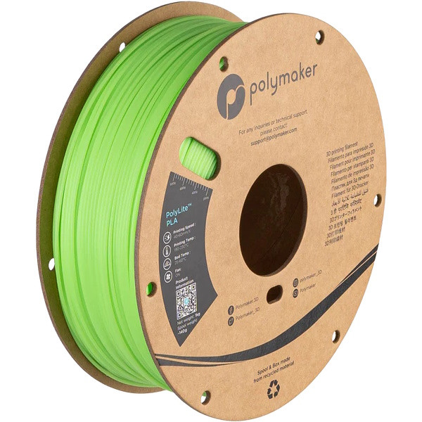 Polymaker PolyLite Luminous PLA Green filament 1.75 mm 1 kg PA02091 DFP14399 - 2