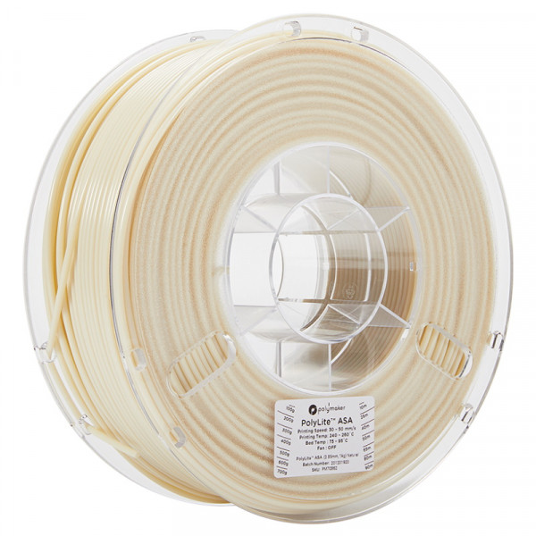 Polymaker PolyLite natural ASA filament 2.85mm, 1kg 70862 PF01015 PM70862 DFP14187 - 1