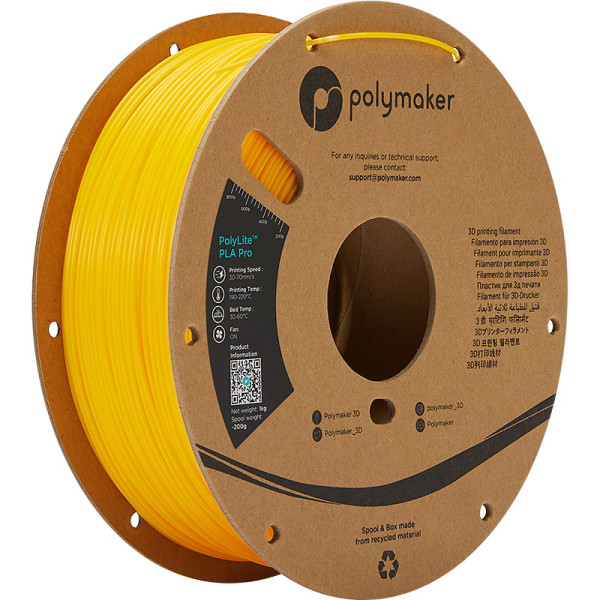 SunLu Translucent Yellow PLA 1.75mm 3D Printing Filament 1KG (330 meters)