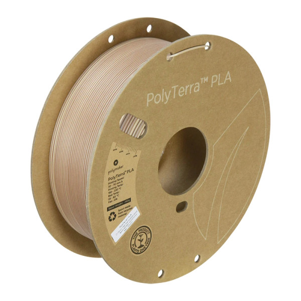 Polymaker PolyTerra Dual-Gradient PLA Wood filament 1.75mm 1kg PA04031 DFP14394 - 1