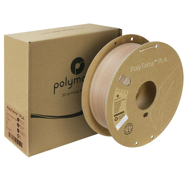 Polymaker PolyTerra Dual-Gradient PLA Wood filament 1.75mm 1kg PA04031 DFP14394 - 2