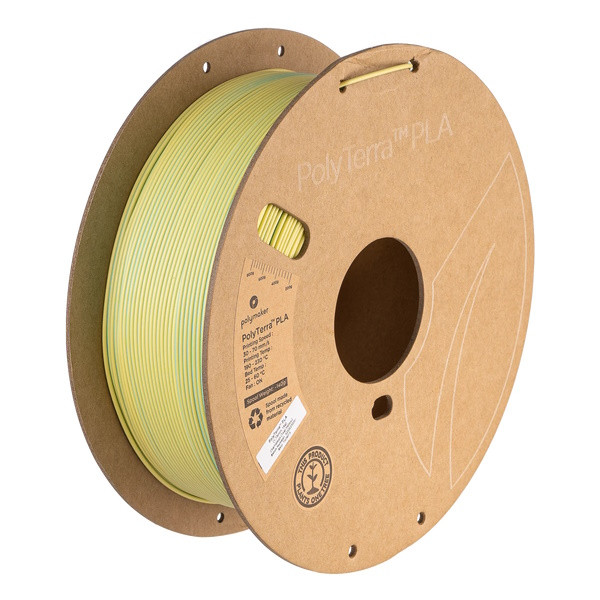 Polymaker PolyTerra Dual PLA filament 1.75 mm Chameleon (Teal-Yellow) 1 kg PA04018 DFP14389 - 1