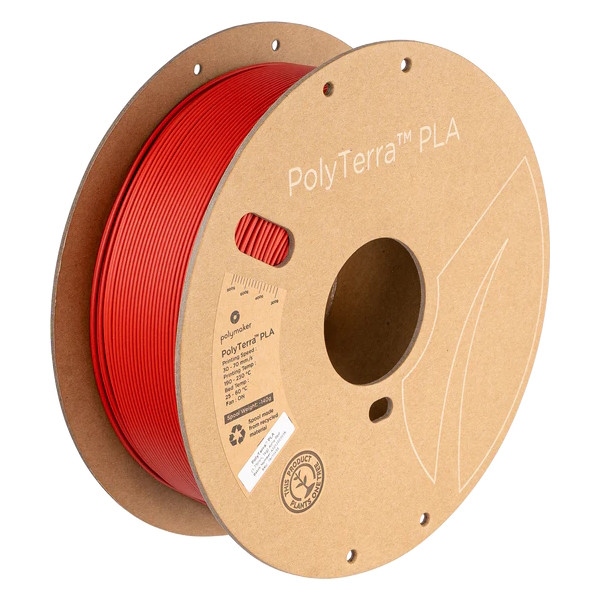 Polymaker PolyTerra PLA filament 1.75 mm Army Red 1 kg 70955 DFP14345 - 1