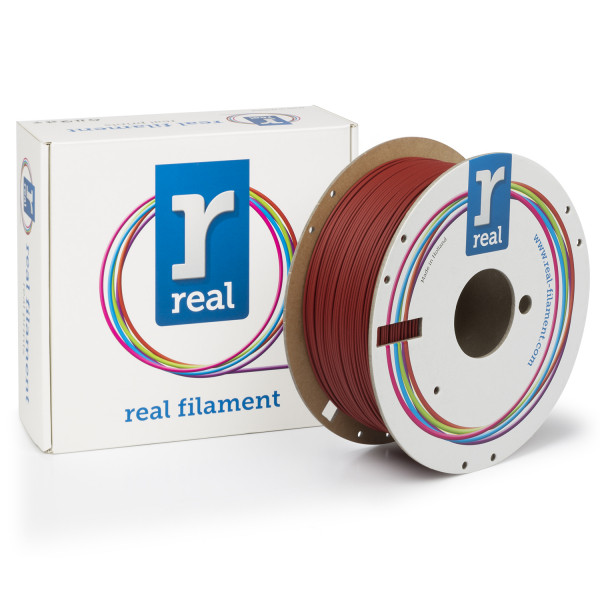 REAL filament Dark Red 1.75 mm PLA Mat 1 kg  DFP02356 - 1