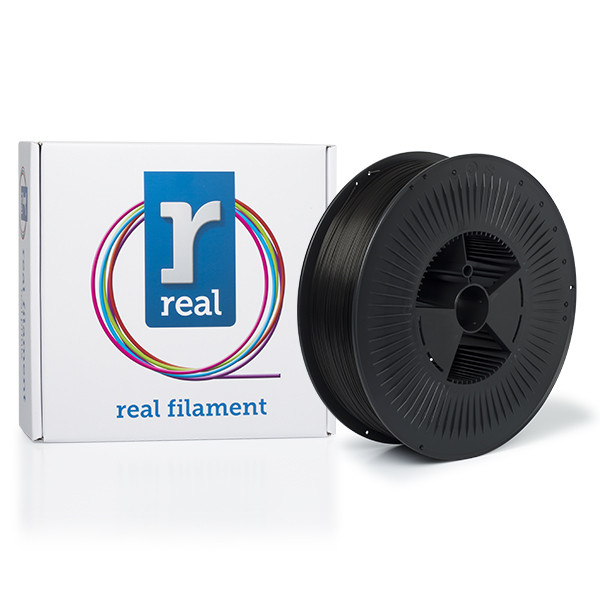 REAL filament black 1.75 mm PLA 5 kg  DFP02298 - 1