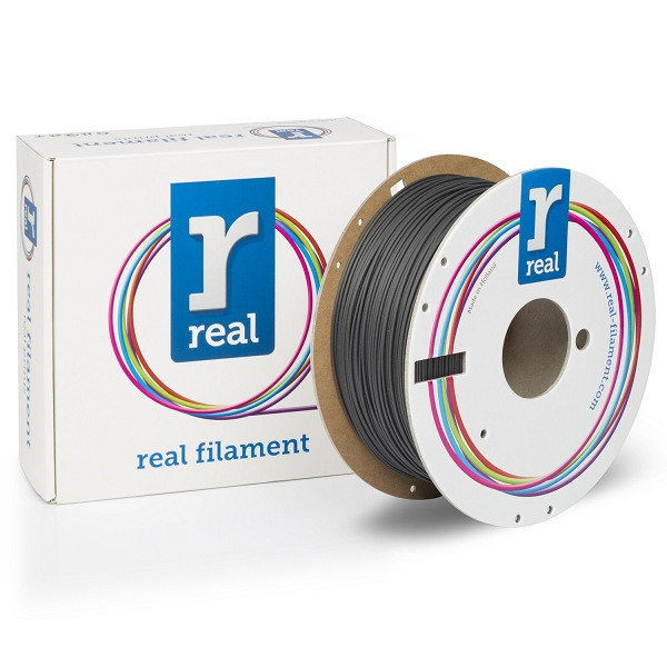 REAL filament black 1.75mm PLA Matte 1kg  DFP02242 - 1