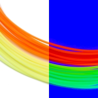 REAL fluorescent PLA filament sample pack, 1.75mm  DSP02008