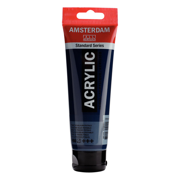 RoyalTalens Talens Amsterdam prussian blue phtalo acrylic paint, 120ml 17095662 220653 - 1