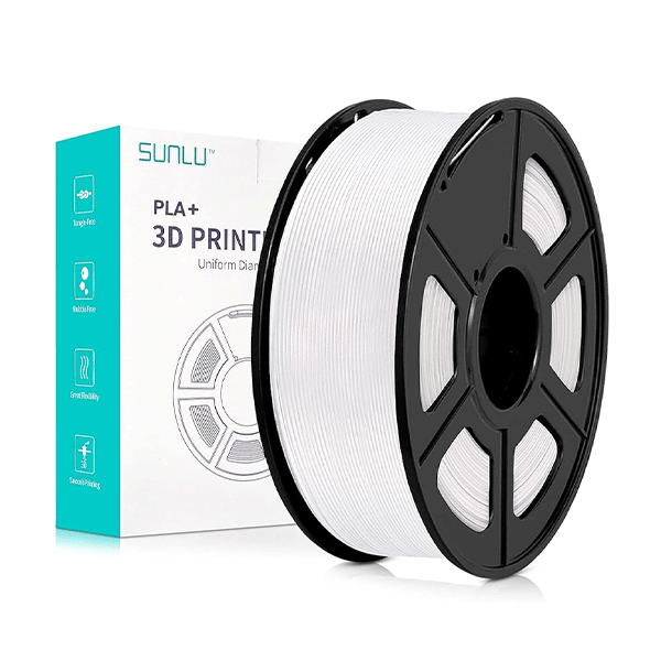 SUNLU PLA+ white filament 1.75mm, 1kg  DFP16001 - 1