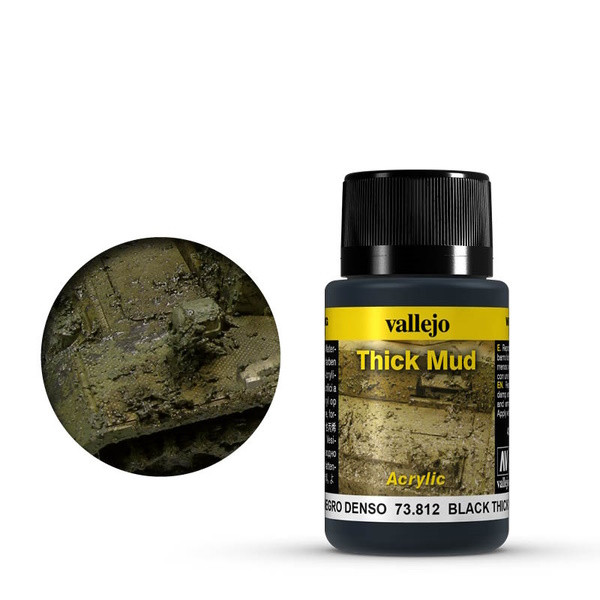 Vallejo acrylic paint Black Mud 40 ml 73812 DAR01082 - 1