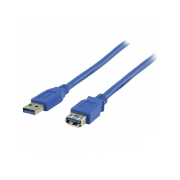 Valueline USB A 3.0 blue extension cable high quality, 2m  DDK00045 - 1