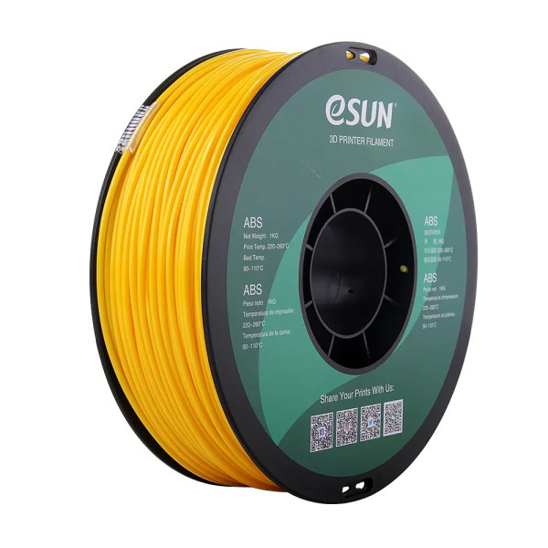 eSun ABS filament 1.75 mm Yellow 1kg  DFE20001 - 1