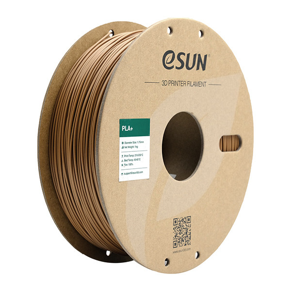 eSun PLA+ filament 1.75 mm Light Brown 1 kg  DFE20276 - 1