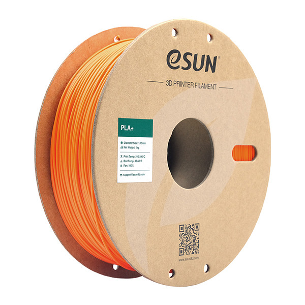 eSun PLA+ filament 1.75mm Orange 1kg PLA175O1 DFE20099 - 1