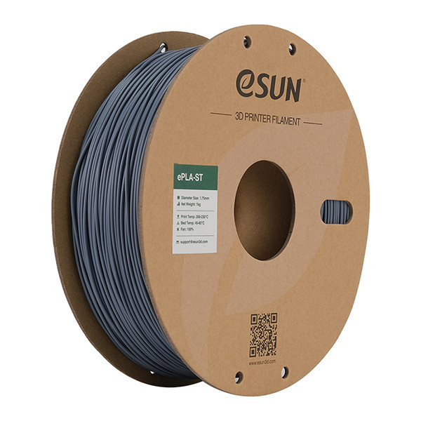 eSun ePLA-ST filament 1.75 mm Gray 1 kg  DFE20259 - 1