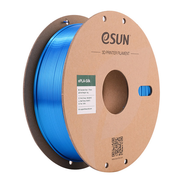 eSun eSilk cyan PLA filament 1.75mm, 1kg  DFE20194 - 1