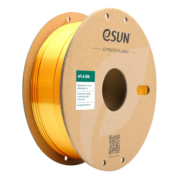 eSun eSilk gold PLA filament 1.75mm, 1kg eSilk-PLA175J1 DFE20196 - 1