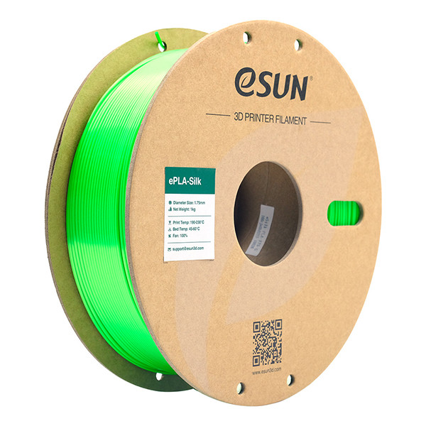 eSun eSilk green PLA filament 1.75mm, 1kg eSilk-PLA175G1 DFE20197 - 1