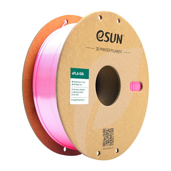 eSun eSilk pink PLA filament 1.75mm, 1kg eSilk-PLA175P1 DFE20200 - 1