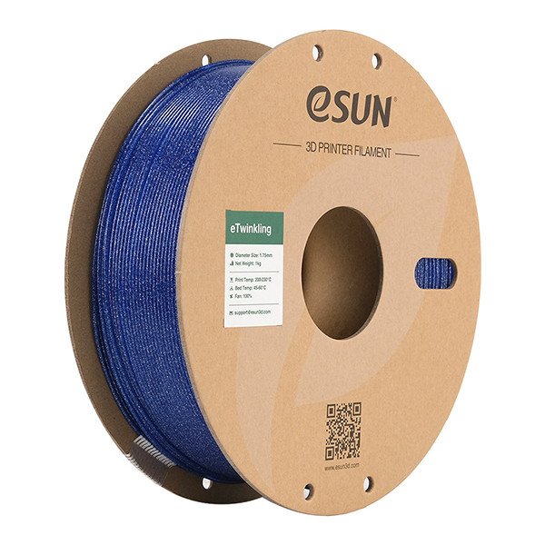 eSun eTwinkling filament 1.75 mm Blue 1 kg  DFE20262 - 1