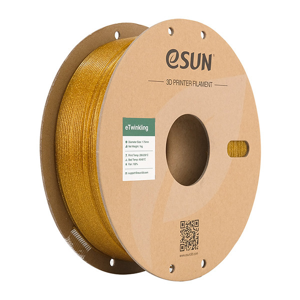 eSun eTwinkling filament 1.75 mm Gold 1 kg  DFE20264 - 1