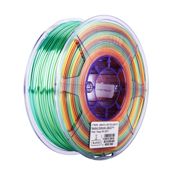 eSun rainbow PLA filament 1.75mm, 1kg eSilk-PLA175RB1 DFE20138 - 1