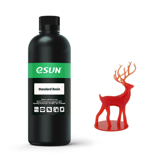 eSun red standard resin, 1kg STANDARDRESIN-R DFE20179 - 1