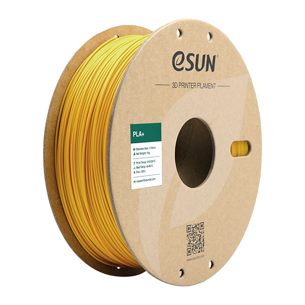 eSun yellow PLA+ filament 1.75mm, 1kg PLA175Y1 DFE20207 - 1